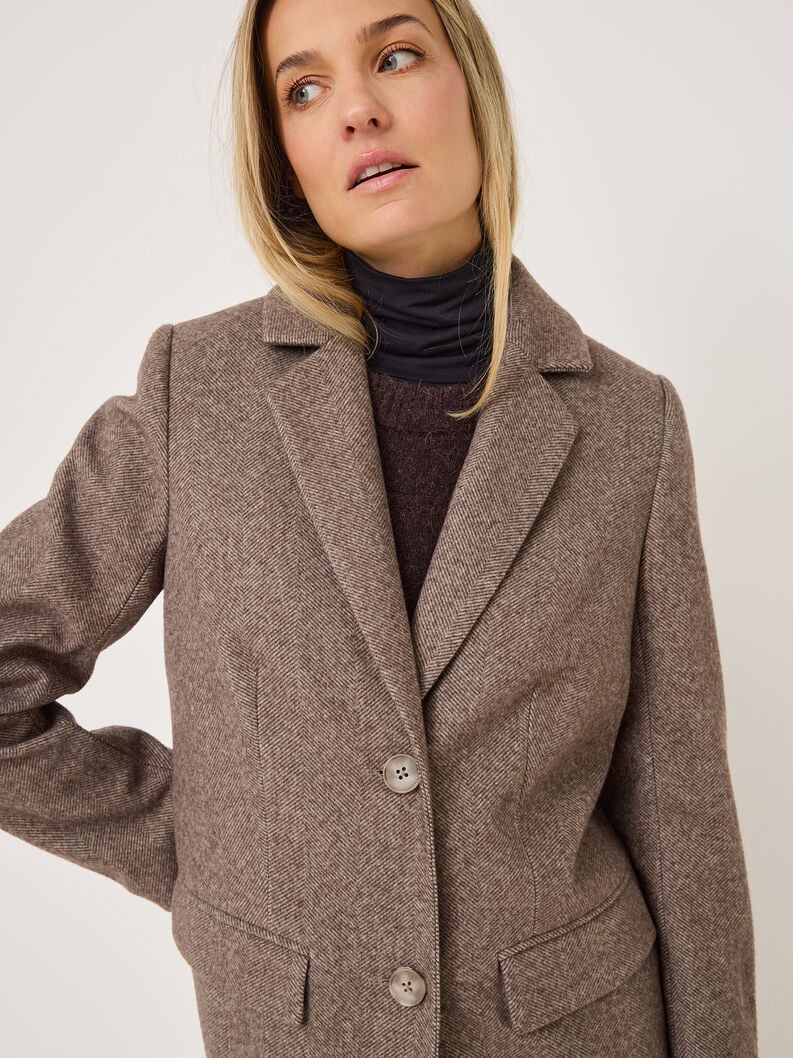 manteau brun - taw1040-73213 acheter tamaris vestes manteaux en ligne